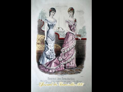 Journal des Demoiselles - Année 1881 - gravures de mode - Guy RIVIERE