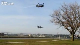 CH-47 Chinook Transporting A-10 Warthog