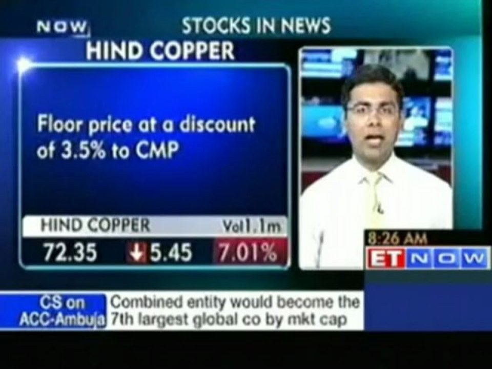 Stocks In News : ACC, Ambuja, ONGC, Voltas, Hind Copper