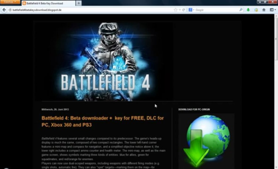 Battlefield 4- Beta download + Key generator -FREE-