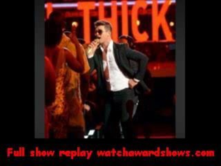 “Blurred Lines” BET Awards 2013