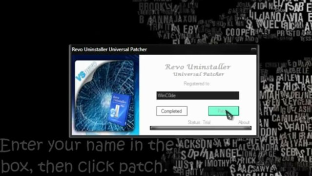 Revo Uninstaller Universal Patcher 100% works