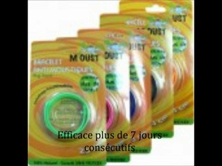 Bracelet anti-moustique