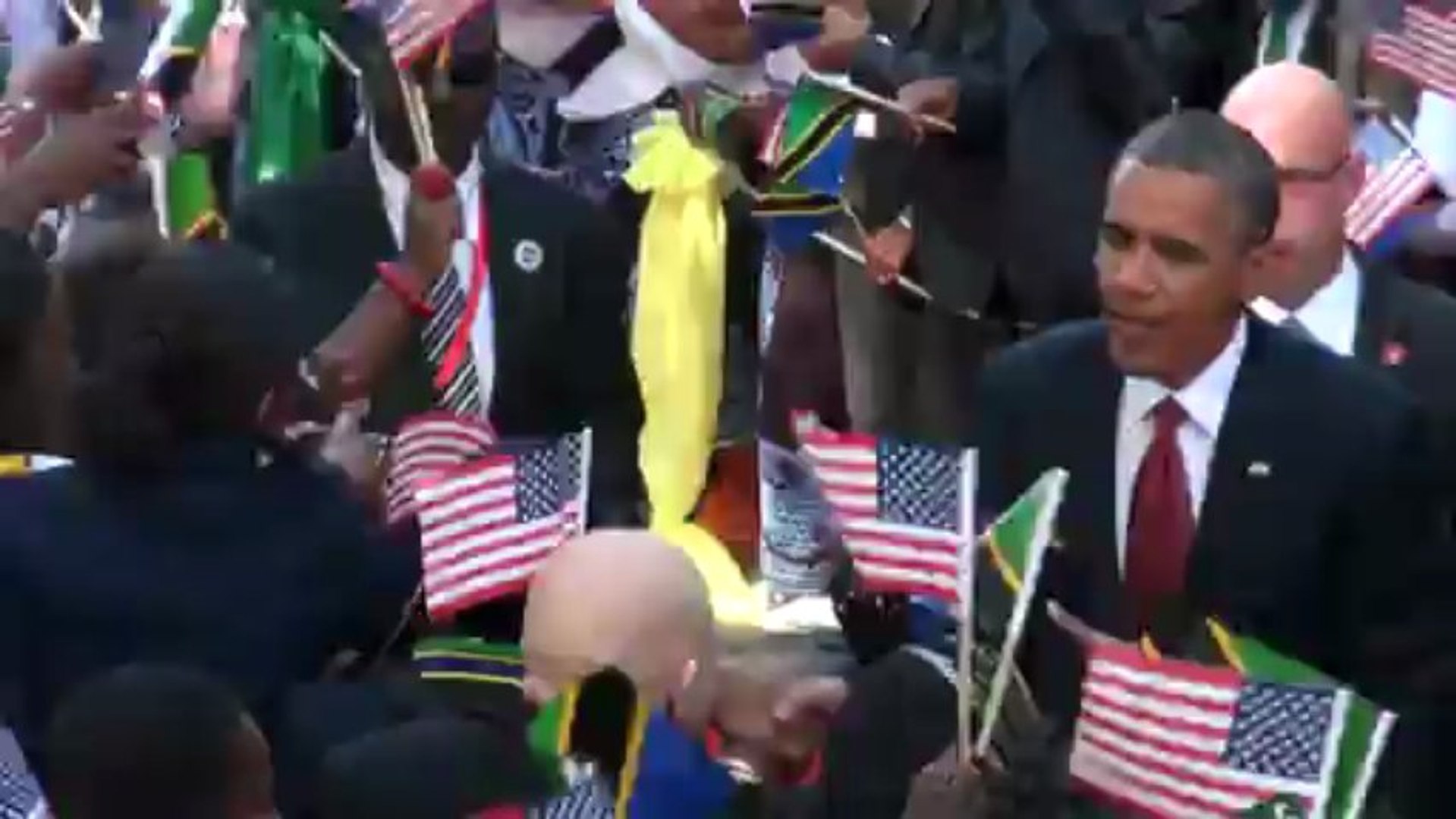 ⁣Obama in Tanzania