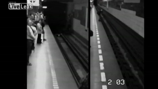 Prague : elle frôle la mort en tombant sur les rails du métro