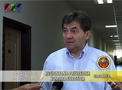 K23TV - Press iz prve ruke - Regionalna privredna komora Subotica - 3. jul 2013.