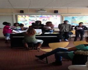 Chorale du collège Voltaire de Sarcelles : Proud Mary