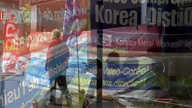 60 secondes d'images: les Coréens devant Valéo