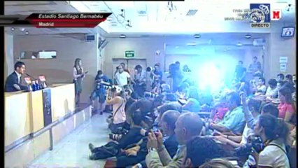 Presentación Isco Real Madrid 03-07-2013:  Rueda de prensa