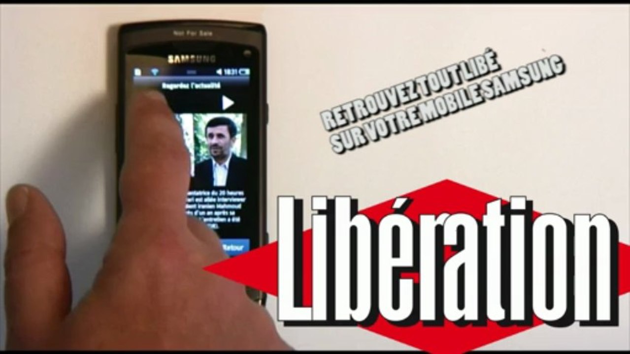 L'appli Libé sur Samsung, la démo