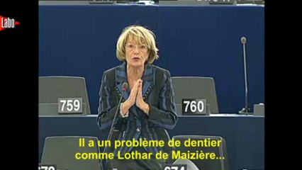 Des interprètes du Parlement européen moquent le "dentier" d'un député