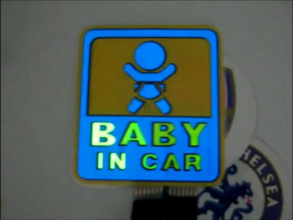 Bébé à bord - Stickers lumineux