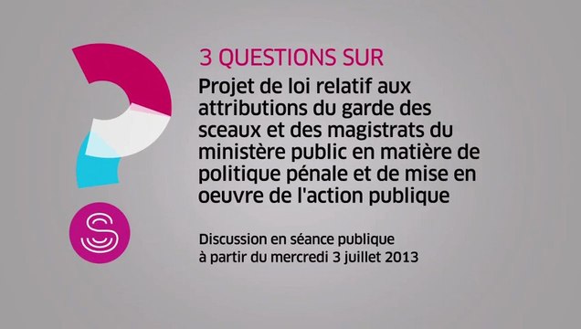 [Questions sur] Projet de loi relatif aux attributions du garde des sceaux et des magistrats du ministère public