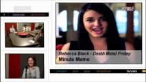 La minute mème: Rebecca Black (Metal)