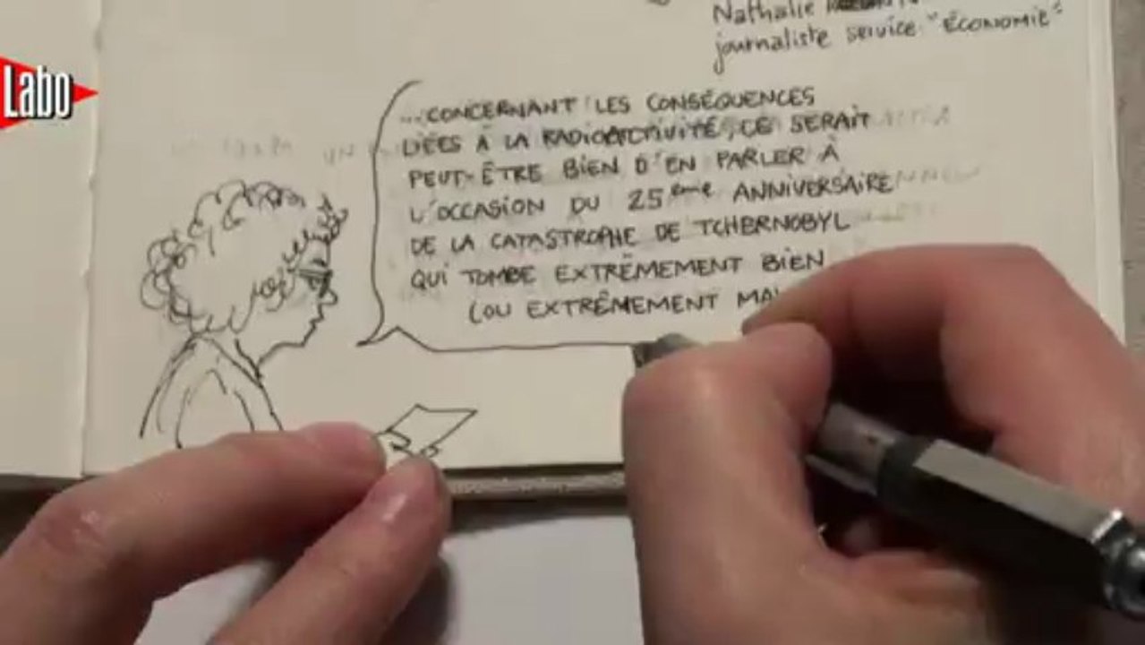 Mathieu Sapin, un dessinateur BD à Libération