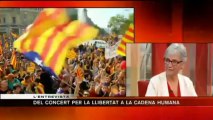 TV3 - Entrevista 3/24 - Del Concert per la Llibertat a la cadena humana, Muriel Casals, presidenta