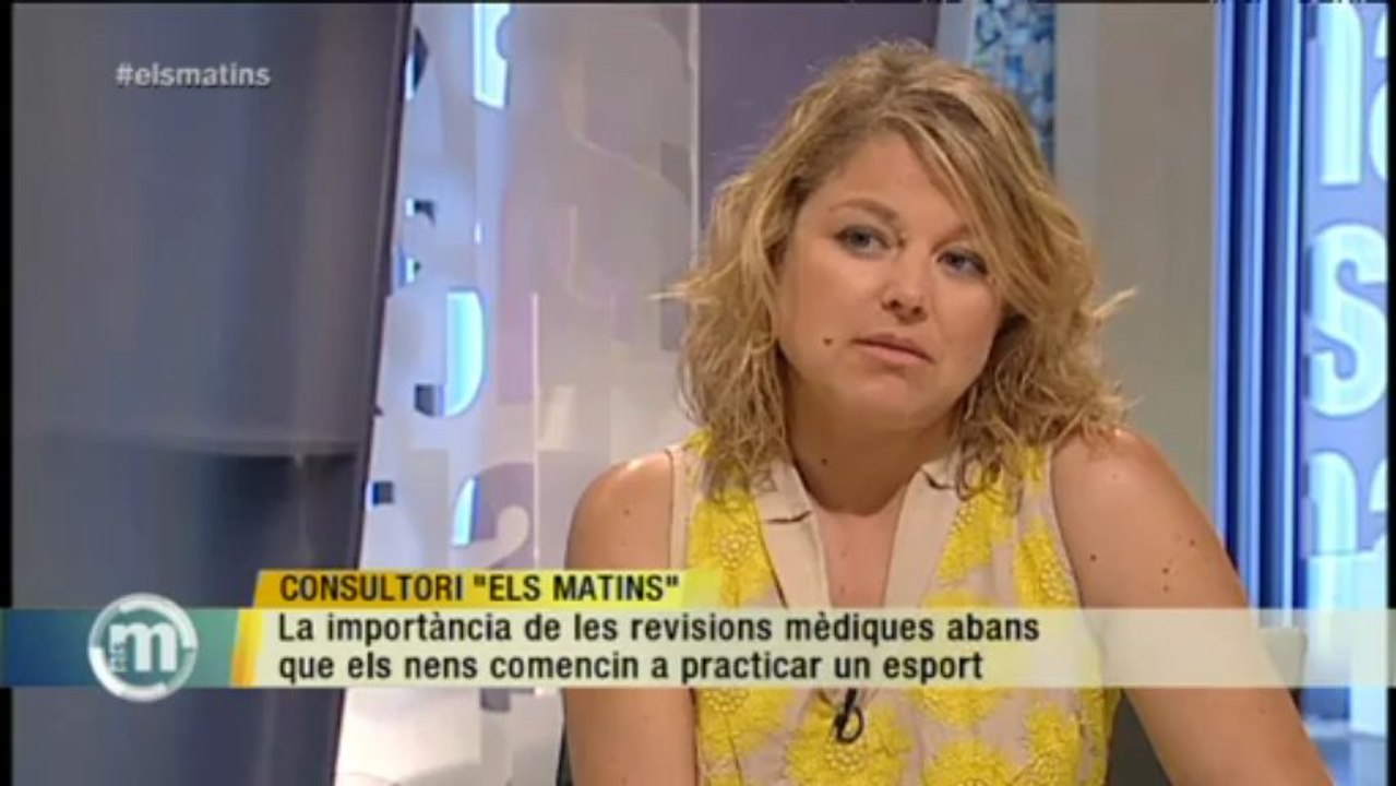 TV3 - Els matins - La importància de les revisions mèdiques abans que els nens comencin a practic