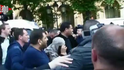 Manifestation contre la loi sur le voile intégral