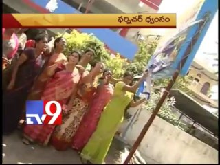 TRS activists attack function hall owned by KCR's estranged brother