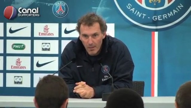 Conférence de presse de Laurent Blanc à Clairefontaine