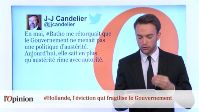 #Tweetclash : #Hollande, l'éviction qui fragilise le gouvernement