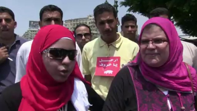 Des manifestants égyptiens rejettent le discours de Morsi