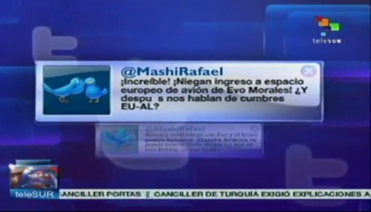 Rafael Correa condena acciones en contra de Evo Morales