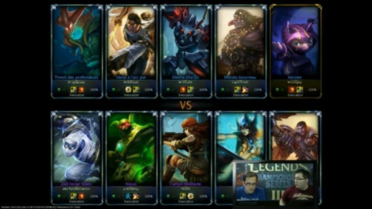 aAa vs Millenium sur LoL game 2