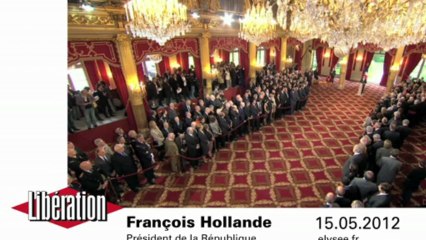 Hollande tacle Sarkozy lors de son investiture