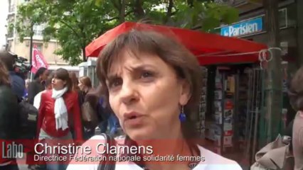 Manifestation assos feministes contre le Harcelement Sexuel