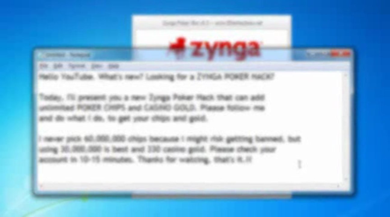 Zynga Poker Hack - Zynga Poker Cheat [Français] ( Juillet 2013 Update )
