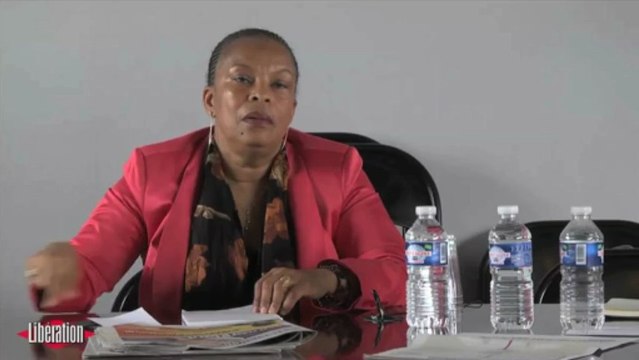Christiane Taubira à Libération