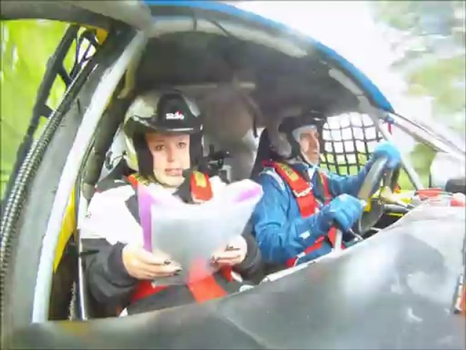 Mandin Gerald - Blondet Coralie Rallye du Gers 2013 ES8 Cam embarquée