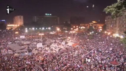 La place Tahrir en liesse