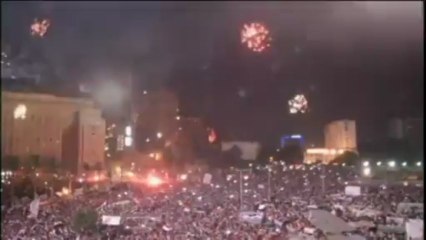 La place Tahrir en liesse après la destitution du président Morsi