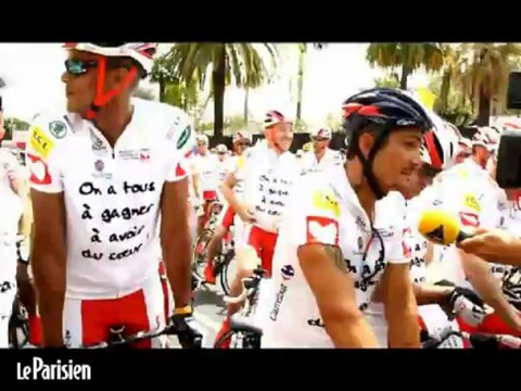 Tour de France : les people en course pour les enfants