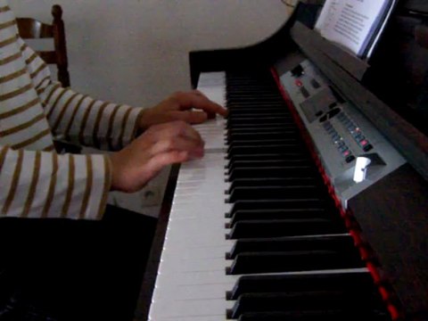 Rossignol , méthode Colin de piano enfant, leçon 2