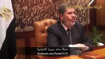 خطاب الرئيس مرسي للشعب المصري بعد الانقلاب العسكري للنشر فورا