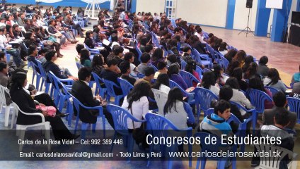 Conferencista Expositor en Motivación Juvenil