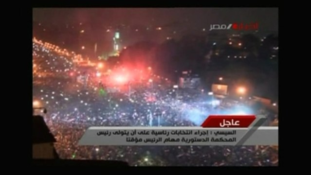 Egypt army topples president, announces transition