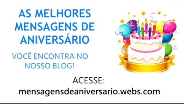 Mensagens de Aniversário