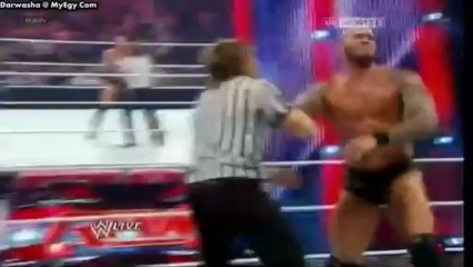 مباراه راندى اورتن و كين عرض الرو 1/7/2013