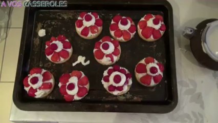 Tartelettes chantilly et aux fraises