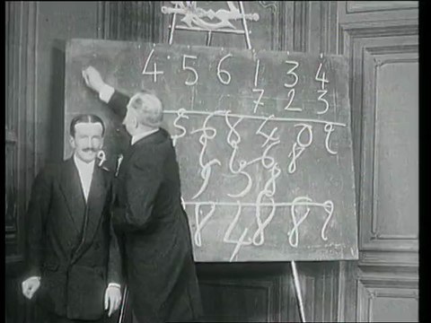 Actualités Gaumont : deux calculateurs prodiges à Paris