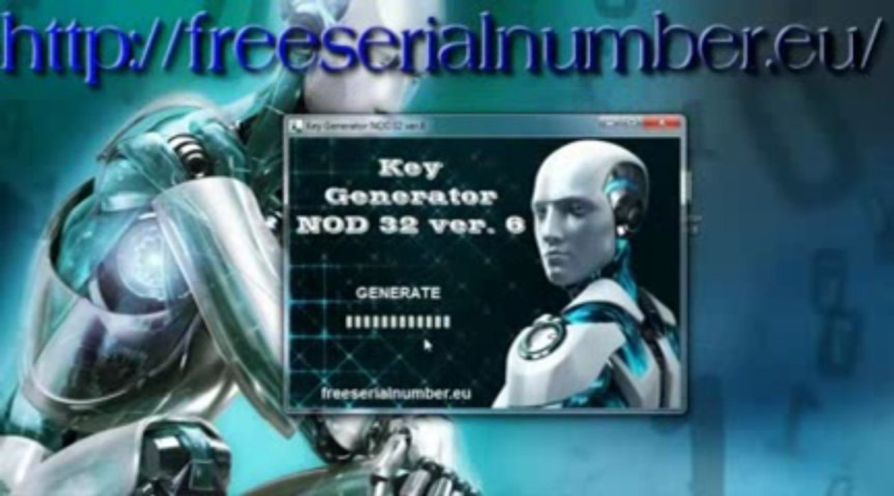 Key Generator NOD32 Antivirus 6