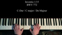 Invention 1 BWV 772 J.S.BACH piano Laurent Penalva Onteniente
