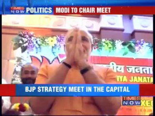 BJP poll Chief drafts 2014 strategy