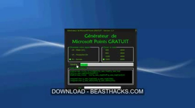 Generateur de code Microsoft Points - Generer des points Microsoft (téléchargement gratuit) Juillet - August 2013 Update