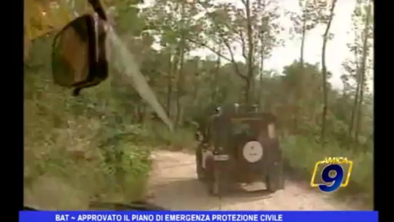 BAT | Approvato il piano di emergenza Protezione Civile