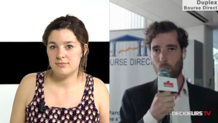 02/07/13 : Les Experts de Bourse Direct dans l'émission "Duplex Bourse" sur Décideurs TV